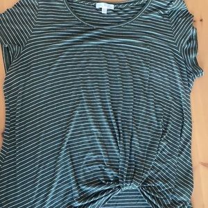 Stitch Fix Nine Britton Levie Knot front XL

Green and white striped